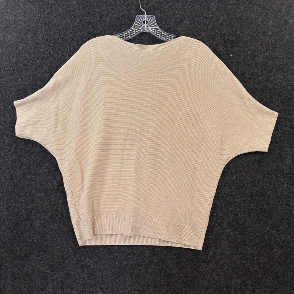 Quince Sweater Women's Small Oatmeal Lightweight Cashmere Dolman Knit Short Slee - Picture 3 of 8